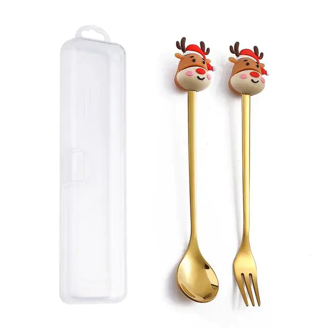 CHRISTMAS CUTLERY SET