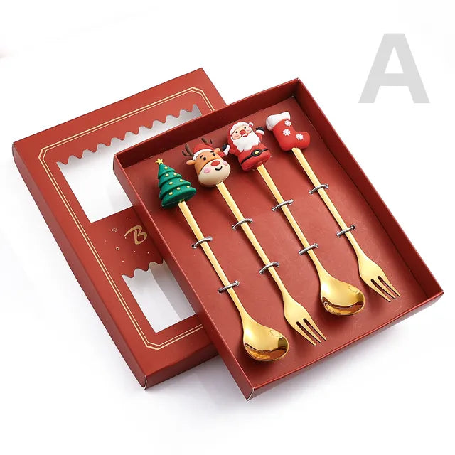 CHRISTMAS CUTLERY SET