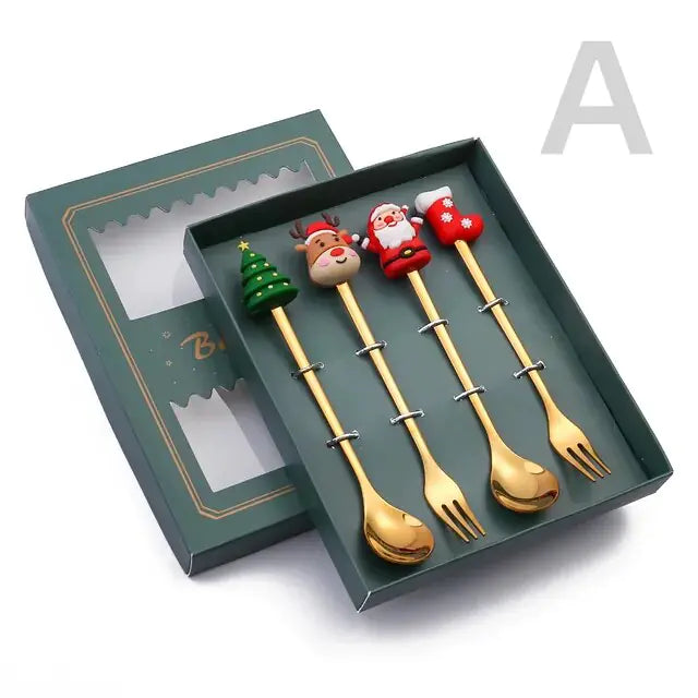 CHRISTMAS CUTLERY SET