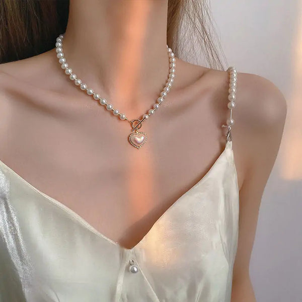 PEARL BEADED NECKLACE